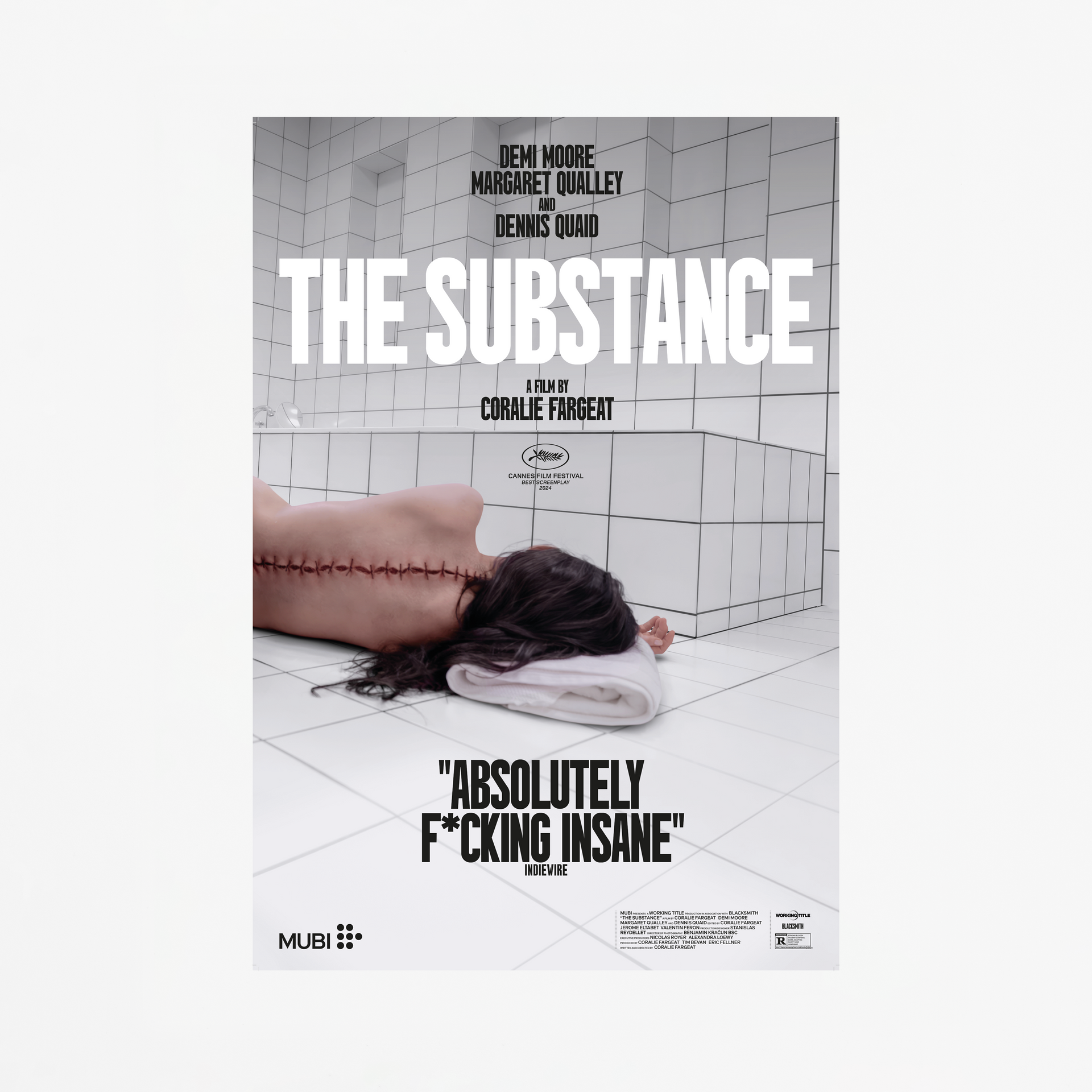 ポスター THE SUBSTANCE THE SUBSTANCE OFFICIAL POSTER – MUBI SHOP