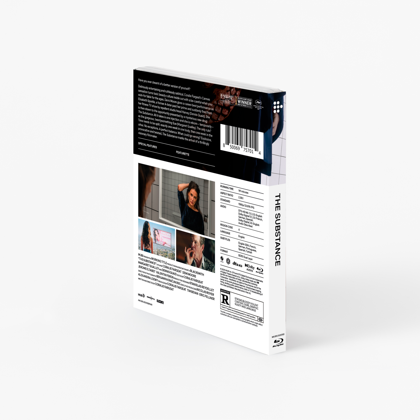 THE SUBSTANCE 4K UHD [Blu-ray]