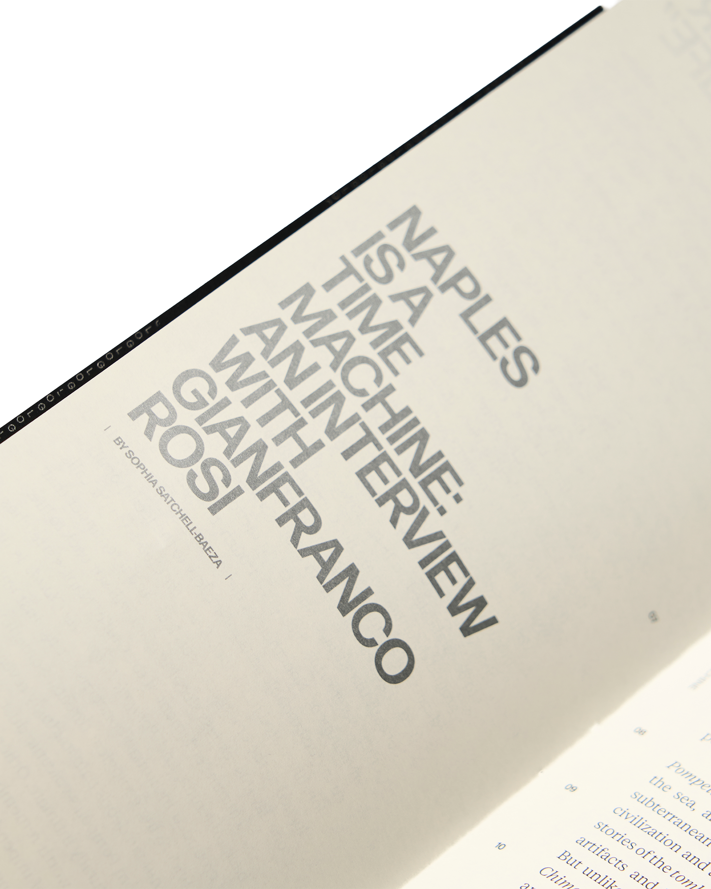 POMPEI: BELOW THE CLOUDS. PRINTED COMPANION