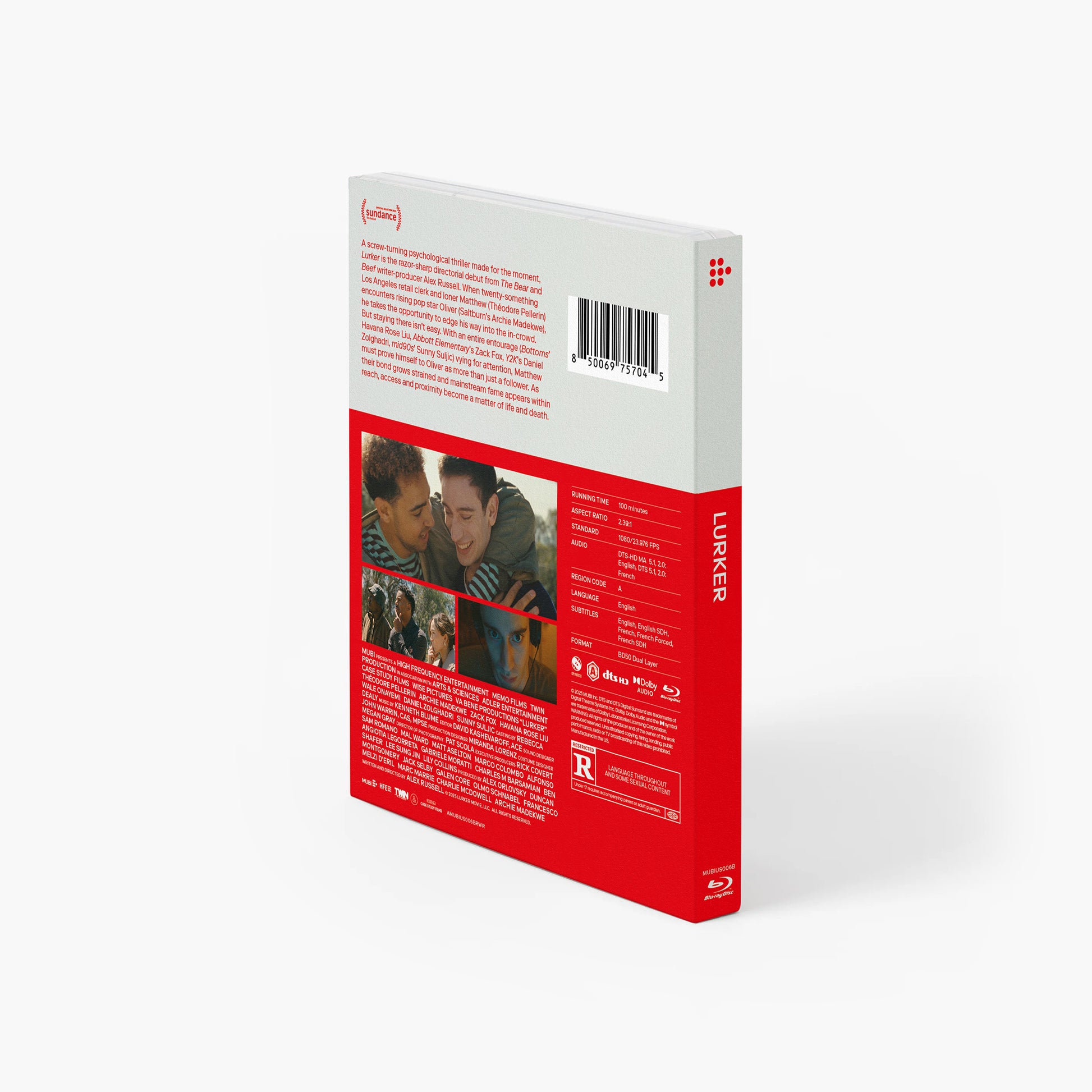 MUBI LURKER Blu-Ray caseback 