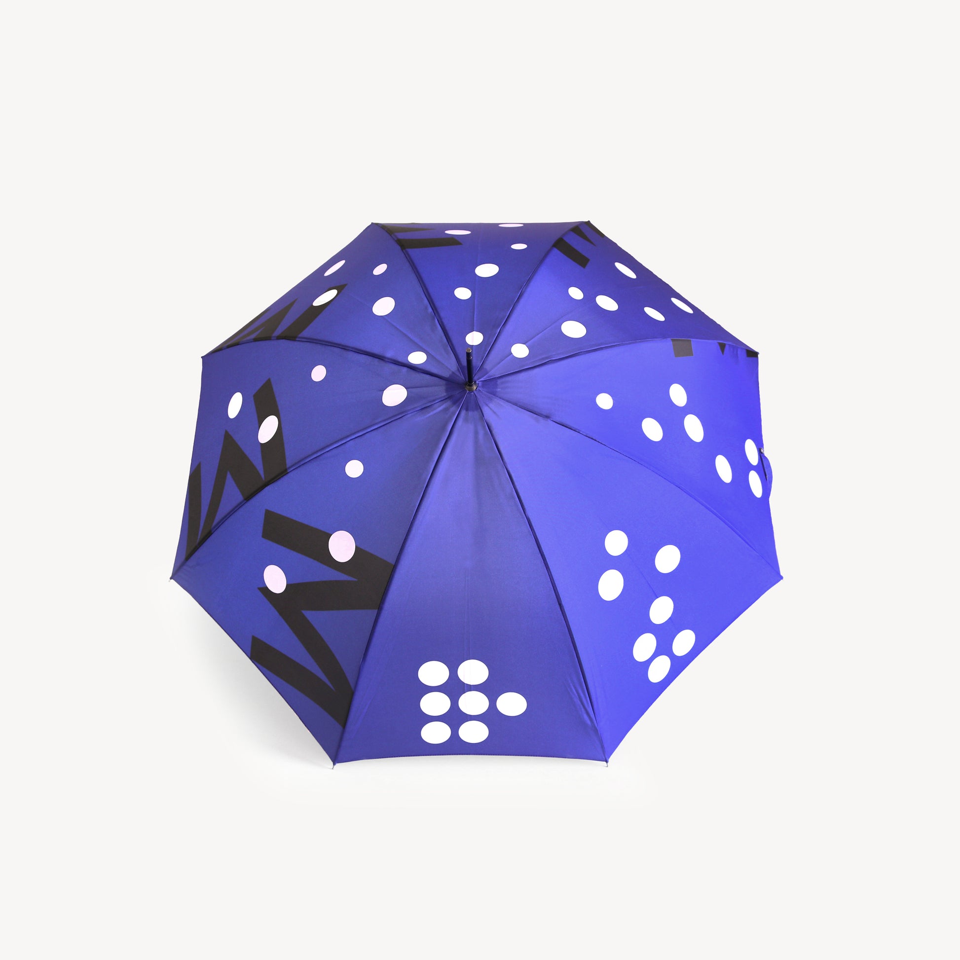 MUBI x Para Para blue Umbrella with white MUBI logo