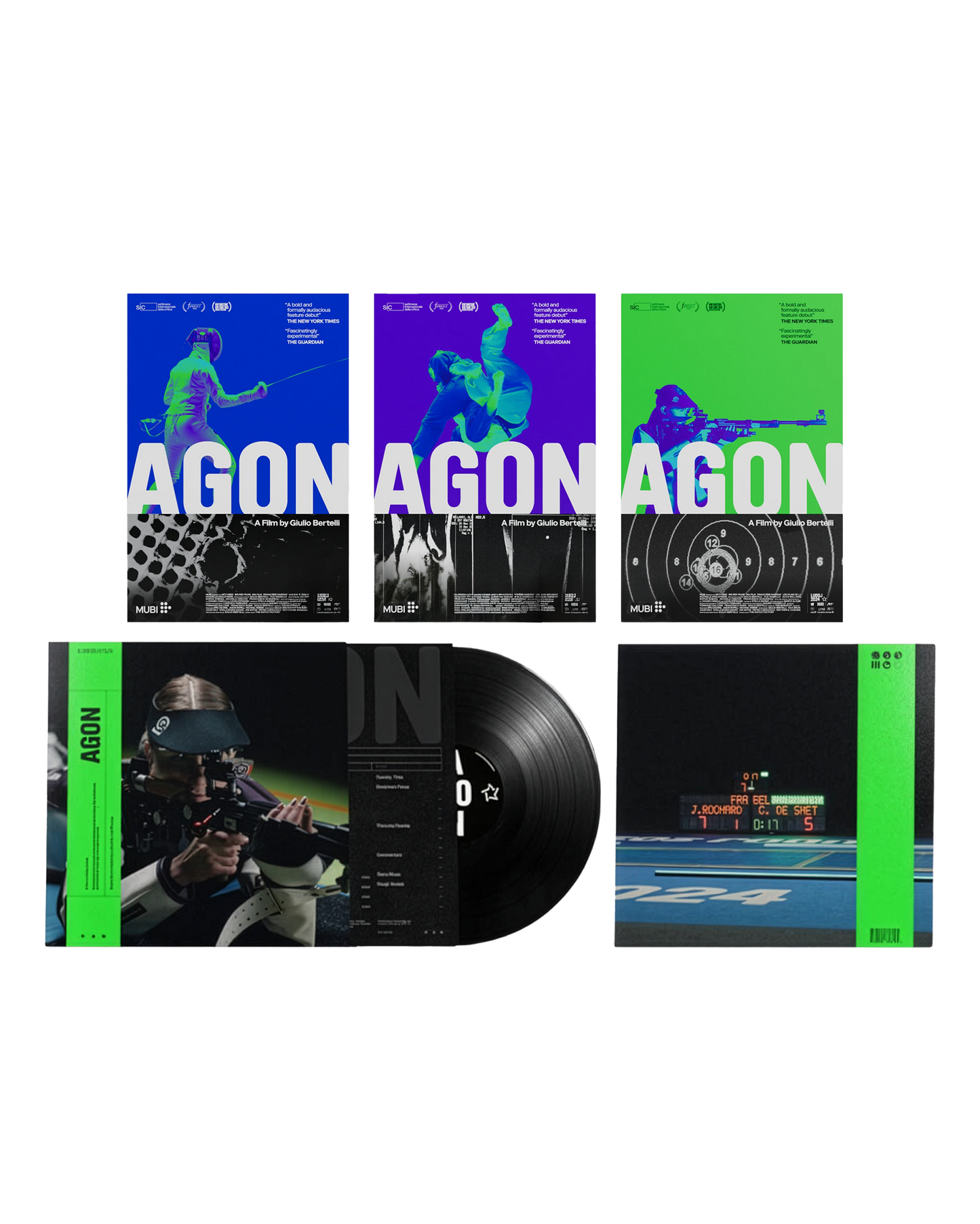 AGON OFFICIAL SOUNDTRACK VINYL & EXCLUSIVE POSTER SET