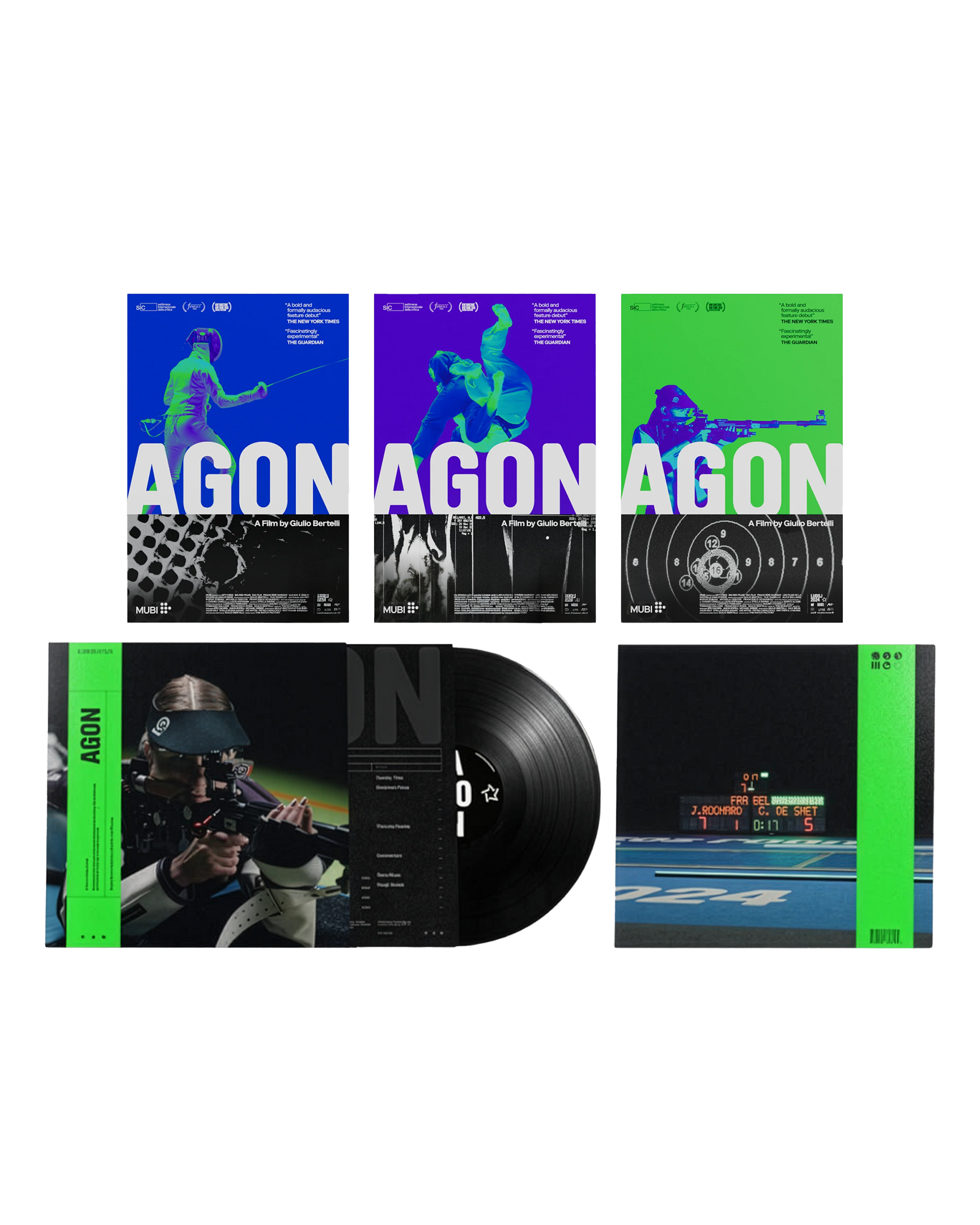 AGON OFFIZIELLER SOUNDTRACK AUF VINYL & EXKLUSIVES POSTER-SET