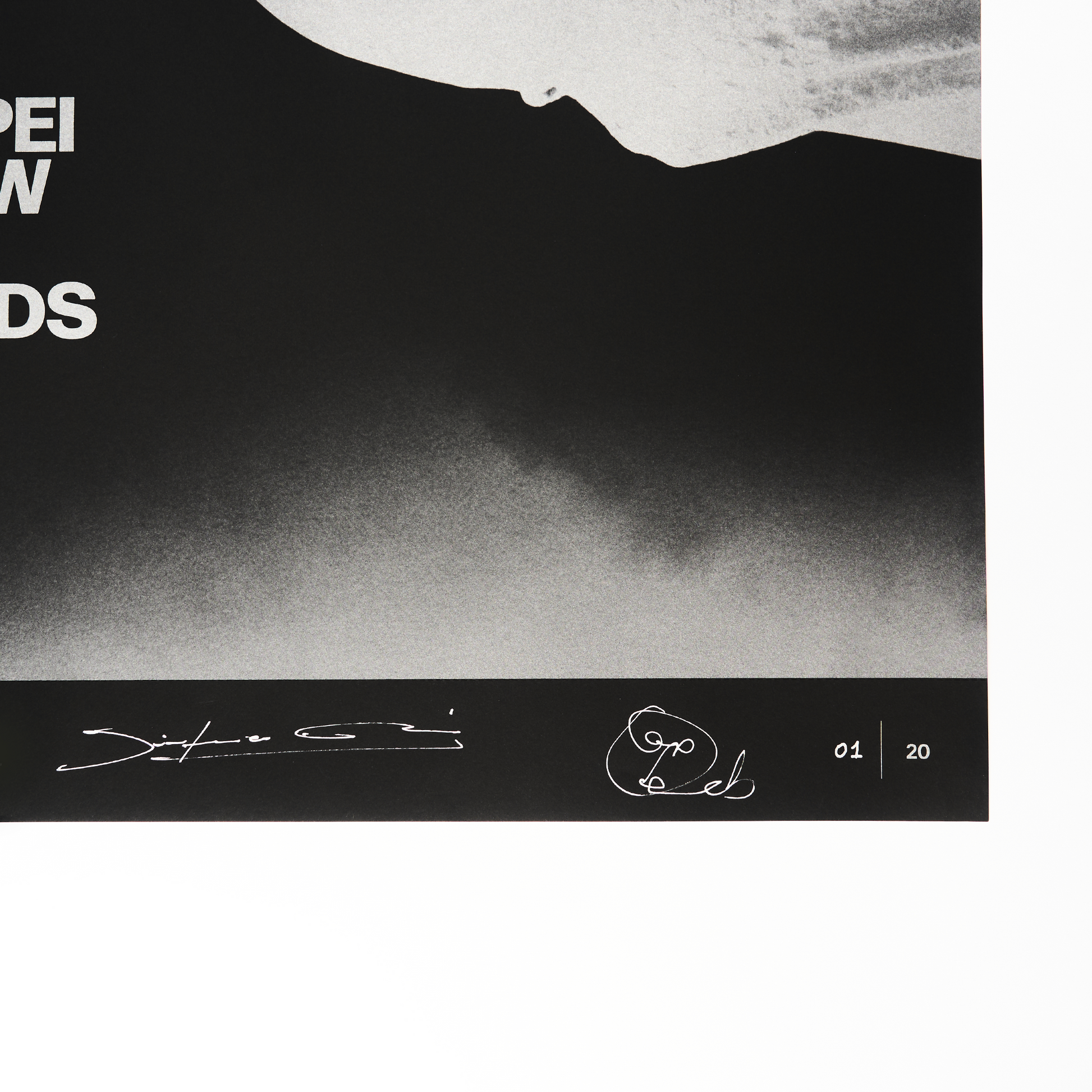 POMPEI: BELOW THE CLOUDS poster signed by Gianfranco Rosi and Daniel Blumberg