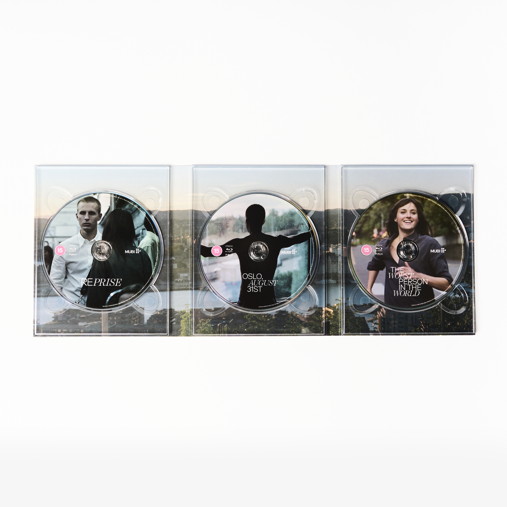 'REPRISE', 'OSLO, AUGUST 31ST' 'THE WORST PERSON IN THE WORLD' Blu-Rays in THE OSLO TRILOGY